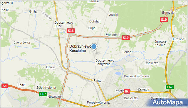 mapa Nowe Aleksandrowo, Nowe Aleksandrowo na mapie Targeo